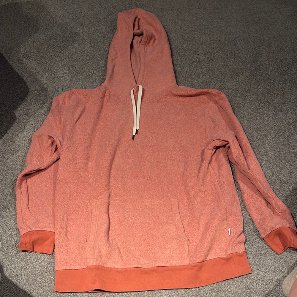 FEAT Blanketblend Orange Pullover Sweatshirt with Hood